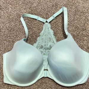 VS Lined Demi lace racer back